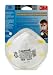 3M 8654ES N95 Woodworking Sanding and Fiberglass Respirator, 2-Pack