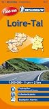Loiretal: Regionalkarte - Tankstellen an Autobahnen und Strassen, Blitzer, Stadtplan: Nantes (Michelin Regionalkarte) - 