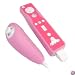 Bargaincell- Permium Protective Pink 2 Tone Silicon/silicone Skin Cover Case for Nintendo Wii Remote Controller & Nunchuk