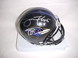 Joe Flacco Hand Signed Autographed Baltimore Ravens Mini Helmet w/ Authentic-...