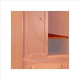 White Atlantic Furniture Manhattan Armoire Shelf