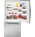 GE Stainless Steel Bottom-Freezer Refrigerator
