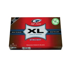 Top-Flite XL Straight Golf Balls (15-Pack, White)