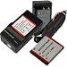 2 BATTERY+CHARGER for Konica Minolta NP-1 DiMAGE X1 Samsung Digimax L50 L60 SLB-0837