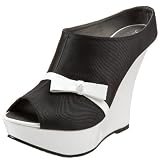 jessica bennett Womens Loco Peep Toe Wedge