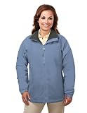 Womens nylon jacket with fleece lining.