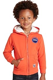 Cotton Rich Borg-Lined hooded sweat top