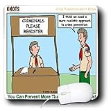 41eiOnuXQbL._SL160_ Rich Diesslins Funny KNOTS Scouting Cartoons - You Can Prevent More Than Just Forest Fires - Crime Prevention - Mouse Pads