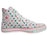 Converse Chuck Taylor All Star Hi Top Stars White Pink by