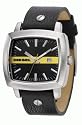 Diesel DZ1227 Gents Black Leather Strap Watch