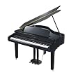 Cameron & Sons CSM-41D 4' 1'' EBHP Baby Grand Digital Piano, Polished Black