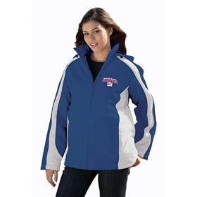 New York Giants Super Bowl XLII Champions Women's Blue Parka