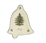 Spode Christmas Tree Charming Sentiment Tray, Joy Bell