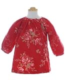 : Room Seven Red Cord Side Button Dress & Red Knit Tight Set