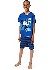 Pure Cotton Chelsea Football Club Short Pyjamas