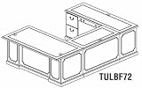 Toscana U-Shaped Suite #3 - Left (Mahogany)