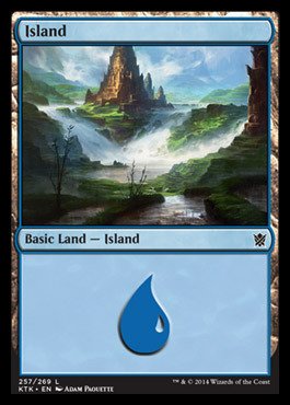 Magic: the Gathering - Island (257/269) - Khans of Tarkir - Foil
