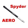 12" Spyder AERO Paintball Barrel 2 Piece Silver/Black