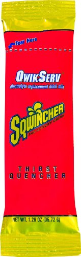 Sqwincher 060901-FP Fruit Punch Flavor QwikServ Powder Concentrate Electrolyte Replacement Beverage Mix (Case of 96)