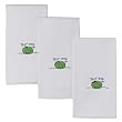 PodT Peaple Bur-Pea Burp Cloth Set - White