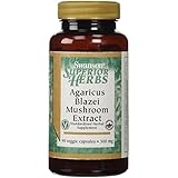Agaricus Blazei Mushroom Extract 500 mg 90 Veg Caps