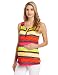 Three Seasons Maternity Women's Sleeveless Henley Tank