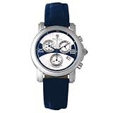 Croton Men's Chronograph Leather Watch #CC311064SSBL