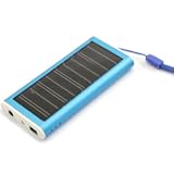 80mah Solar Power Charger for Mobile Phone Camera PDA Mp3 Mp4 Blue