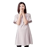 マタニティ レディースファッション カットソーチュニック Aライン 袖フリル バックリボン 全1色 デート フェミニン フォーマル 結婚式 二次会 お出かけ着 旅行 オリジナルアクセサリー付属 NRU