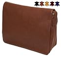 Ladies Visconti Atlantic Genuine Soft Leather Medium Messenger Organiser Bag - 754