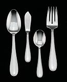Wedgwood Vera Wang Stainless Vera Lace 4-Piece Flatware Hostess Set