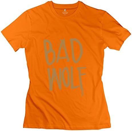 LMB Geek Dr Who Wolf T Shirt - Women's Tee Orange Size S