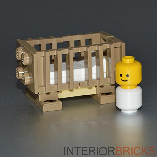 LEGO Furniture Baby Crib with Baby Included! Custom Design