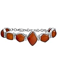 Carnelian Bracelet - Sterling Silver