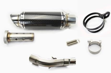 NINJA300 Z300 2013- SHORT CARBON SLIP-ON MUFFLER