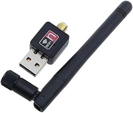 Yukkemi USB Wireless adapter 150 mbps Mini USB Wireless Wifi Adapter 802.11 n/g/b LAN Internet Network Adapter for Desktop computer with Detachable Antenna