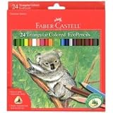 24 Triangular Colored Ecopencils