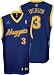 Allen Iverson Youth Jersey: adidas Navy Replica #3 Denver Nuggets Jersey - Small (8)