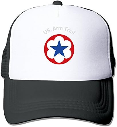 United States Army Trial Defense Service Snapback Mesh Cap Trucker Black For Unisex
