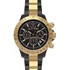 Heavy Metal Plasteramic Watch Collection - Gold Chrono Black