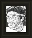 Miami Dolphins Framed Mercury Morris Miami Dolphins Print By Michael Mellett -