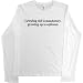 Juniors Long-Sleeve T-Shirt : GROWING OLD IS MANDATORY, GROWING UP IS OPTIONAL