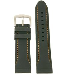 Watch Band Rubber Silicon Divers Sports Strap 24mm
