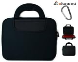 Black Laptop Bag for 10 inch HP mini 110-3530NR mini 210-2060NR Netbook An Ekatomi Hook on sale