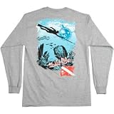 Mens Salt Life Reef Diver L/S