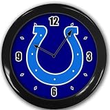 Indianapolis Colts Wall Clock Black Great Unique Gift Idea