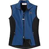 German Short-Haired Pointer Ladies' High Tec Vest, Bone Zipper Pull and Embroidered image