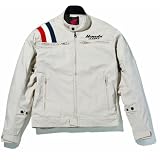 [ホンダ] Honda CLASSICS トリコロールジャケット TH-P3F プロテクター標準装備 バイク用 春夏秋 / ベージュ / L / 0SYTH-P3F-CL