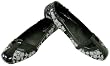 COACH VERRA SIGNATURE BLACK LOGO BALLET FLATS SHOES NEW