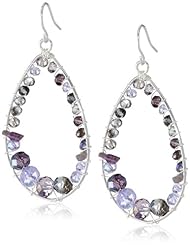 Kenneth Cole New York "Shards" Faceted Bead Teardrop Earrings